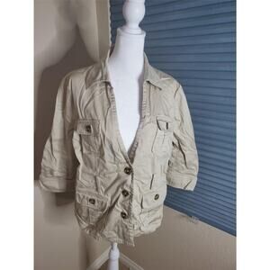 Talie Beige Jacket Womans Size L